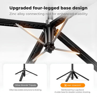 K&F CONCEPT 69" Auto Open Phone Selfie Stick Tripod