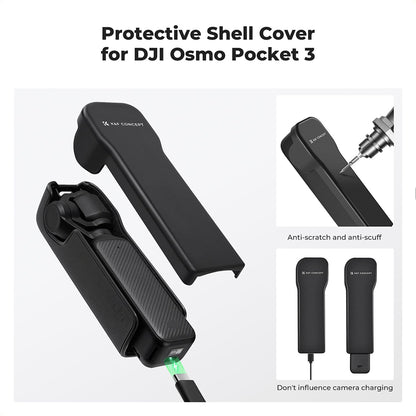 K&F Concept DJI Osmo Pocket 3 Protective Shell Back Cover Portable Gimbal Hard Case, Scratch Resistant, Water & Dust Proof | KF31-128