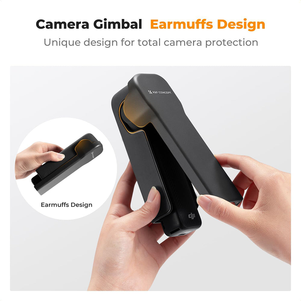 K&F Concept DJI Osmo Pocket 3 Protective Shell Back Cover Portable Gimbal Hard Case, Scratch Resistant, Water & Dust Proof | KF31-128