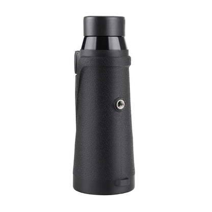 K&F Concept 8x42 HD Portable Wide Angle Waterproof Monocular Telescope with Multi-Coated BAK-4 Prism Lens, Mobile Phone Holder, Mini Tripod, Lanyard and Easy Focus for Outdoor Sports Hunting Hiking Camping Travel Photography - Black