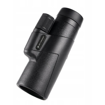K&F Concept 10x42 Portable HD Waterproof Monocular Telescope with Fully Multi-Coated BAK-4 Prism Lens, Easy Focus and Lanyard for Outdoor Sports Hunting Hiking Camping Travel Photography - Black