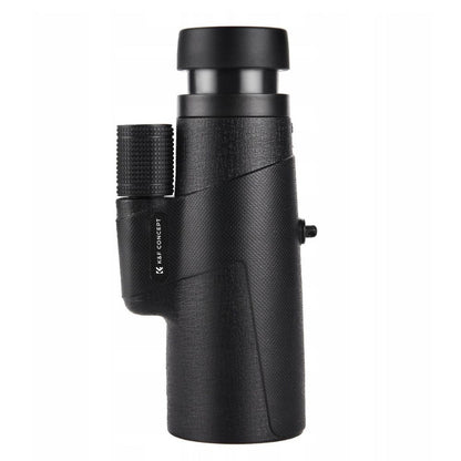 K&F Concept 10x42 Portable HD Waterproof Monocular Telescope with Fully Multi-Coated BAK-4 Prism Lens, Easy Focus and Lanyard for Outdoor Sports Hunting Hiking Camping Travel Photography - Black
