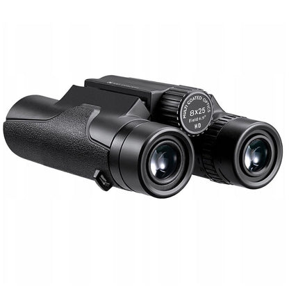 K&F Concept 8x25 Portable HD Waterproof Binoculars with Fully Multi-Coated BAK-4 Prism Lens, Multi-Layer Coating, Ultra-Far Visibility, Easy Focus, and Lanyard - Black