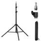 K&F Concept Stainless Steel / Iron Metal Heavy Duty Light Stand with In-Built Spring Buffer, Up to 11kg Max Payload & 2.8m Max Operational Height for Studio Light, Softbox and Photography Videography