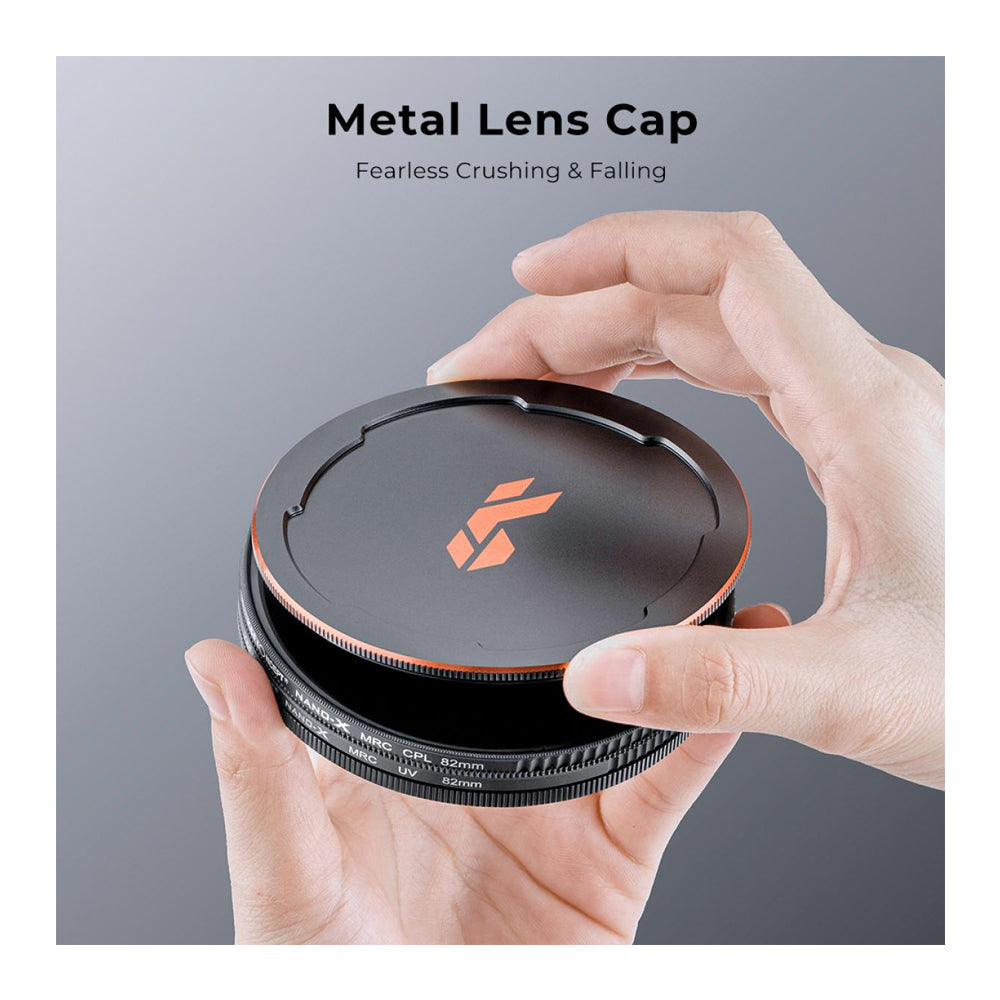 [CLEARANCE] K&F Concept Nano-X Series Polarizing + MC Ultraviolet (MCUV + CPL) Optical Lens Filter Kit  Waterproof HD MRC 28-Layer Nano-Coated with Metal Lens Cap & Pouch for Camera Lens | 49mm, 52mm
