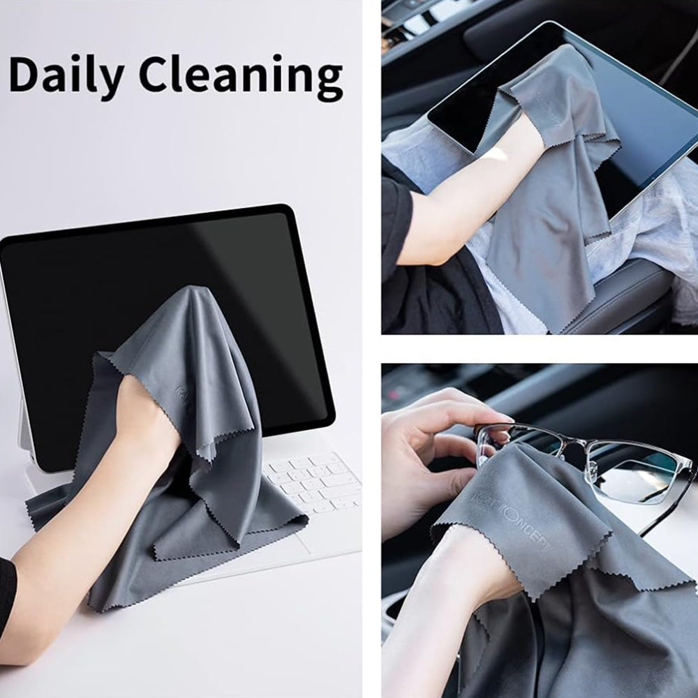 K&F Concept 4-pcs Pack 40X40cm Microfiber Cleaning Dry Cloth for Camera Lens, Optical Glass, Display Monitor, Light Panel, Electronics, Photography | SKU-1690