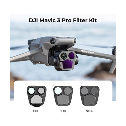 [CLEARANCE] K&F Concept Nano-X Series DJI Mavic 3 Pro Neutral Density + Polarizing (CPL + ND8 + ND16) Optical Lens Filter Waterproof UHD MRC 28-Layer Nano-Coated | Aerial Drone Lens Filter