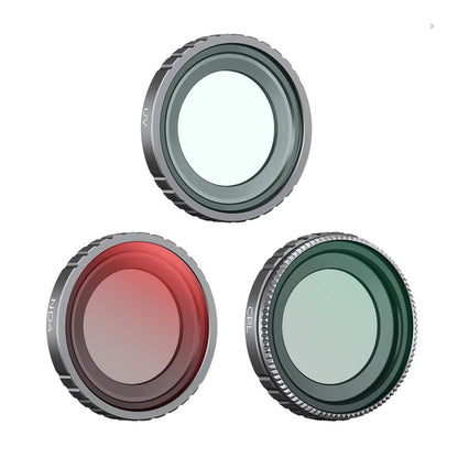 [CLEARANCE] K&F Concept Nano-X Series Optical Glass Lens Filter Kit for Insta360 GO 3 Action Camera, Aluminum Frame & Multi-Layer Protection Coating UV + CPL + ND4 / ND8 + ND16 + ND32 + ND64 - Neutral Density Circular Polarizer Ultraviolet Filters