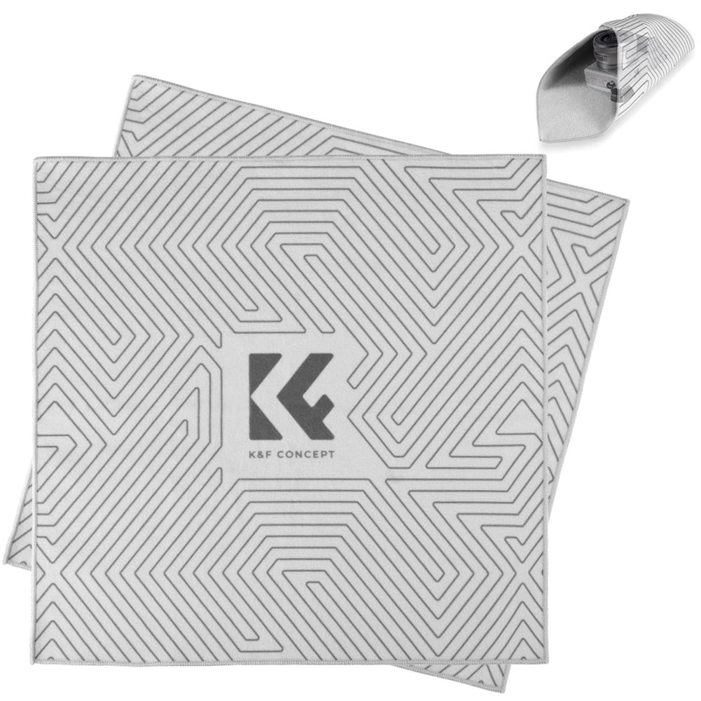 K&F Concept 45x45cm/35x35cm Magic Cloth Anti-Scratch Protective Wrap for Cameras, Lenses, Flashes, Drones, Tablets, Smartphones & Accessories for Storage & Cleaning