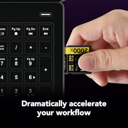 Lexar Professional 128GB 64GB 2000x SDHC / SDXC UHS-II Memory Card GOLD Series U3, V90, 8K Video Full HD and 3D with up to 300MB/s Read / 260MB/s Write, Class 10 for Cameras and Other Devices