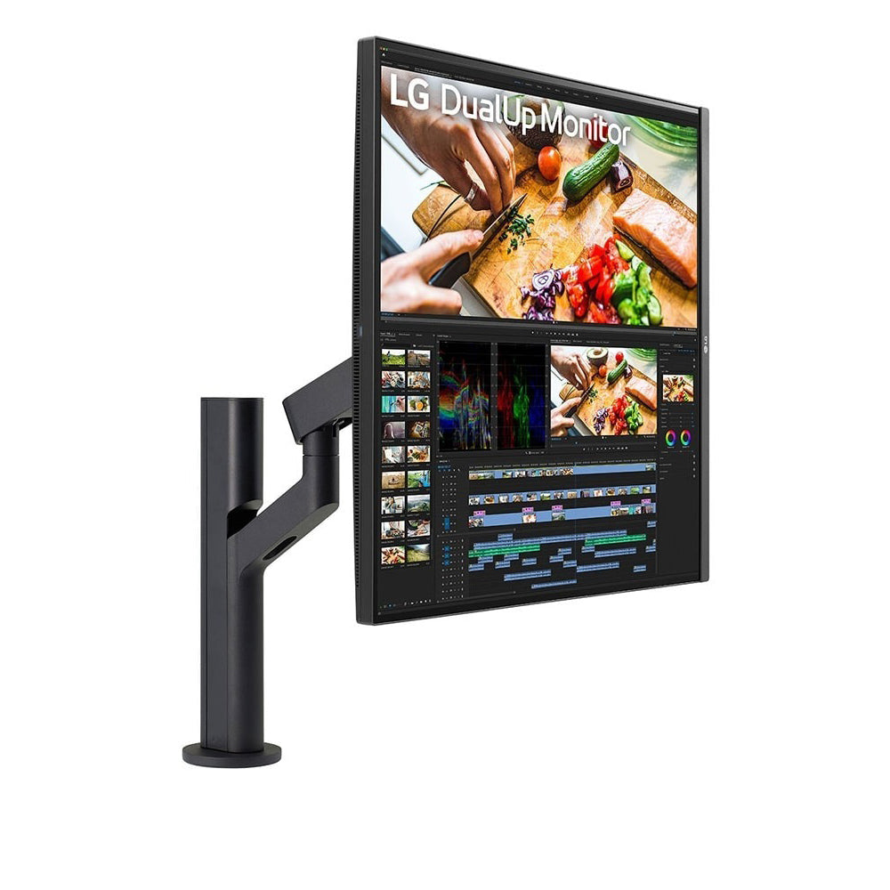 LG 28MQ780-B 27.6" Nano IPS 60Hz QHD HDR DualUp Monitor with Ergo Stand, HDMI DisplayPort USB-C, Ambient Light Sensor, Multi Device Support, Dynamic Action Sync, Black Stabilizer and On Screen Controls