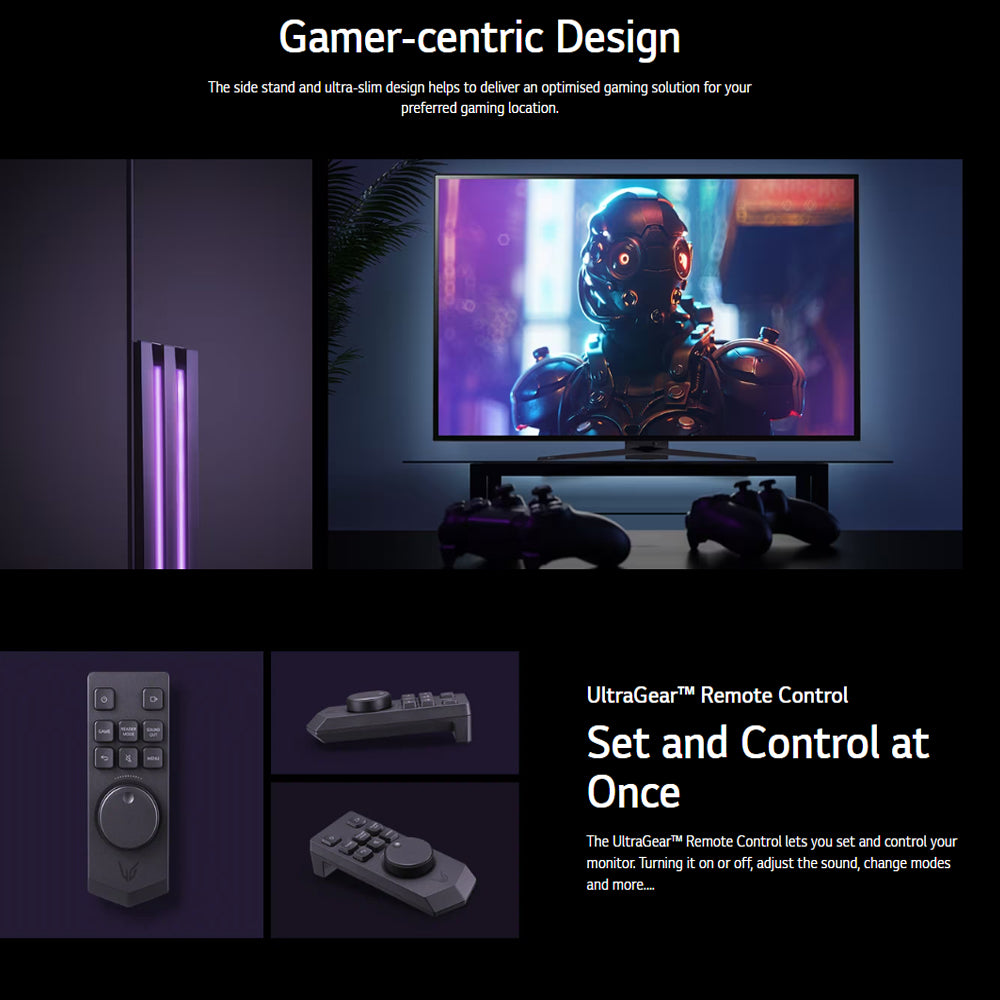 LG Moniteur Gaming 48GQ900-B 48´´ 4K LED OLED 120Hz Multicolore