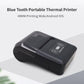 LogicOwl OJ-H20 Compact Thermal Receipt Printer with 90mm/sec High-Speed Printing, Bluetooth Connectivity, USB Charging & Data Transmission, Rechargeable Battery - POS System and Components