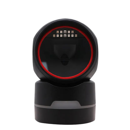 LogicOwl High-Speed 1D 2D Desktop Counter Barcode QR Code Scanner with RJ45 to USB Wired / Wireless Connection, IR CMOS Precise Sensor for PC, Windows, macOS, Linux, POS System and Components | MP6800 MP6800H