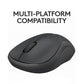 Logitech M240 Wireless Optical Mouse For Business, with Silent Touch Reduced Noise Clicks, 400-4000 DPI, and Logi Bolt and Bluetooth Connectivity for PC and Laptop Computers