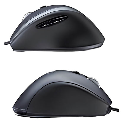 Logitech M500 / M500s Corded Mouse – Ergonomic High-Precision Wired USB