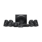 Logitech Z906 5.1 Surround Sound Speaker System with Subwoofer, THX Dolby Digital DTS Certified Sound, and Wireless Remote for Gaming and Home Theater