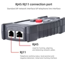 Benetech GT67 Multi-Purpose Wire Tracker (Battery Included) with Aligator Clip Probes & Leads for Power Cables, RJ11 Telephone Lines, RJ45 Ethernet Cables, Lighting Wires