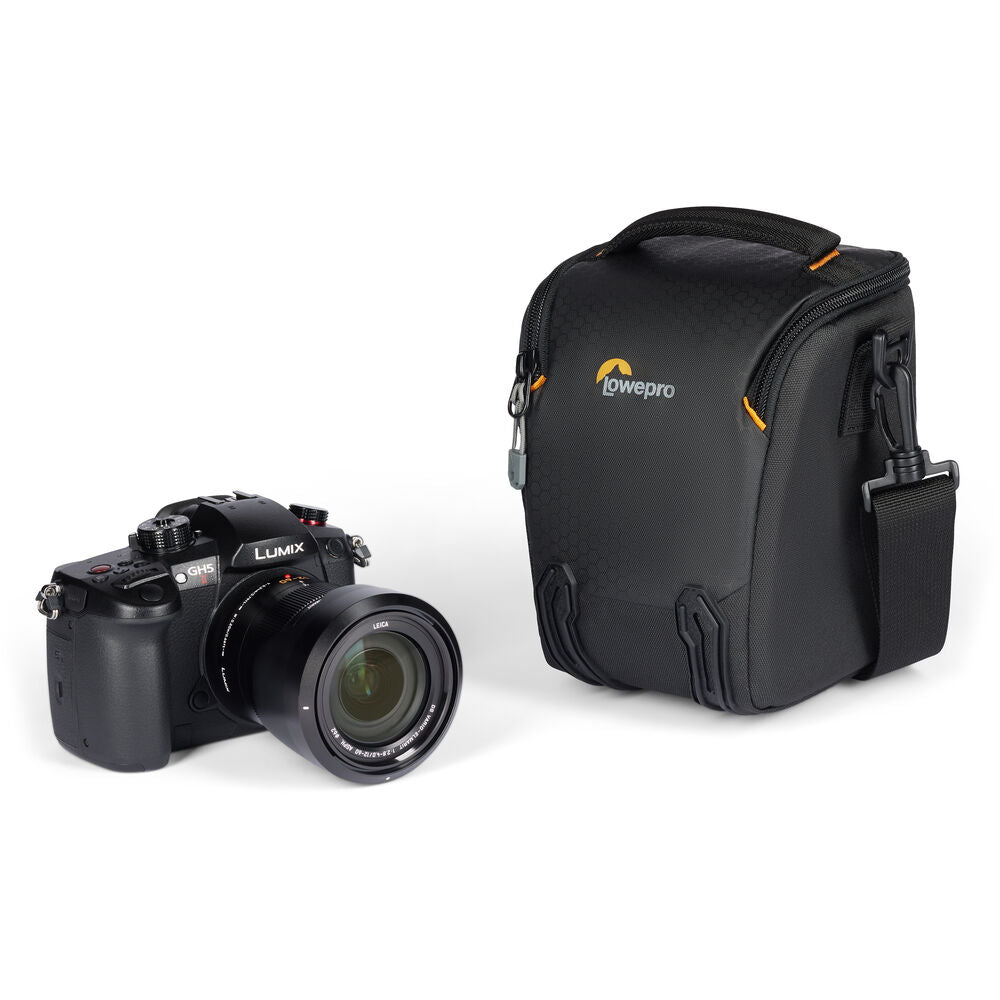 Lowepro Adventura TLZ 30 II / TLZ 30 III Top Loading Shoulder Bag with Adjustable Shoulder Straps for DSLR and Mirrorless Cameras (Black)
