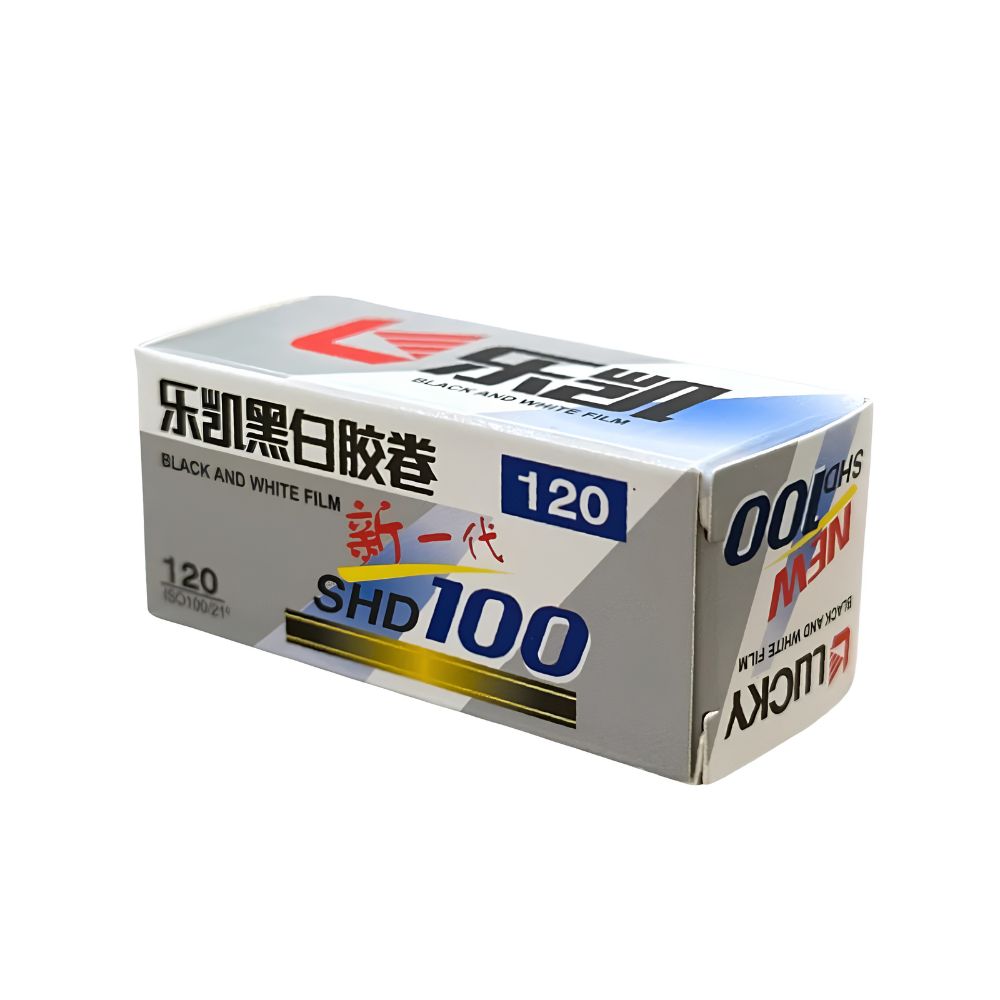 LuckyFilm SHD 100 120 / 135 35mm ISO 100 D-76 Black & White Film Roll 36 / 12 Exposures
