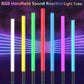 Luxceo MOOD1S 120cm / 85cm RGB Handheld LED Mood Lamp Light Tube Wand for Photography and Video Lighting with Rechargeable Battery