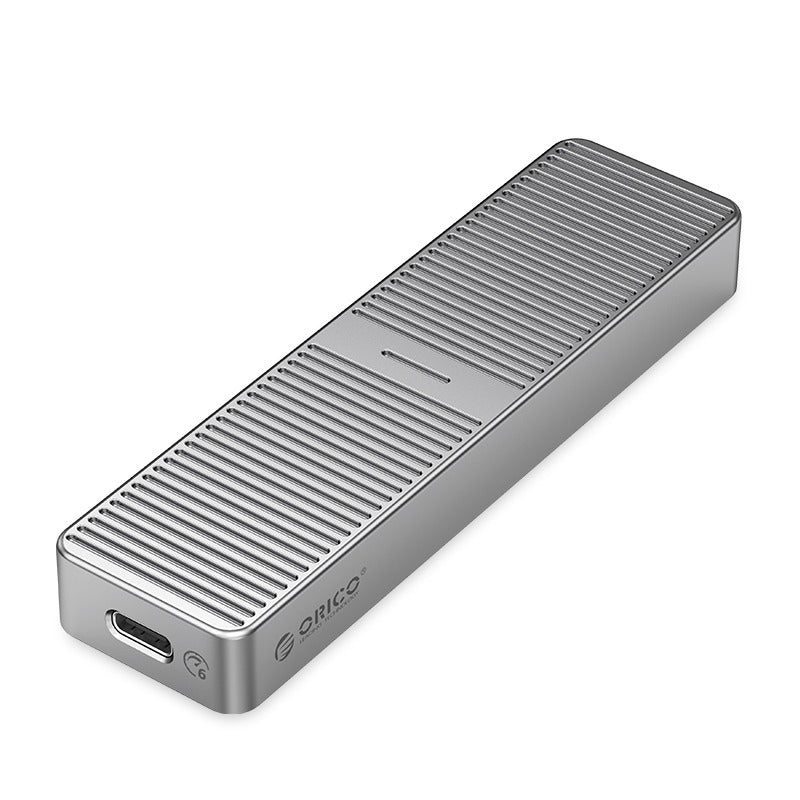 [CLEARANCE] ORICO M221C3 NVMe to USB 3.2 Gen1 M.2 NVMe SSD Enclosure with Built-in Aluminum Alloy Heatsink, 2-in-1 USB-C to C/A Data Cable, 6Gbps Fast Data Transmission Rate, 4TB Max. Supported Capacity for Windows, macOS, Linux, Android