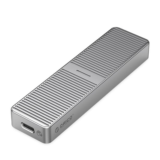 ORICO M222C3-G2 NVMe to USB 3.2 Gen2 M.2 NVMe SSD Enclosure with Built-in Aluminum Alloy Heatsink, 2-in-1 USB-C to C/A Data Cable, 10Gbps Fast Data Transmission Rate, 4TB Max. Supported Capacity for Windows, macOS, Linux, Android