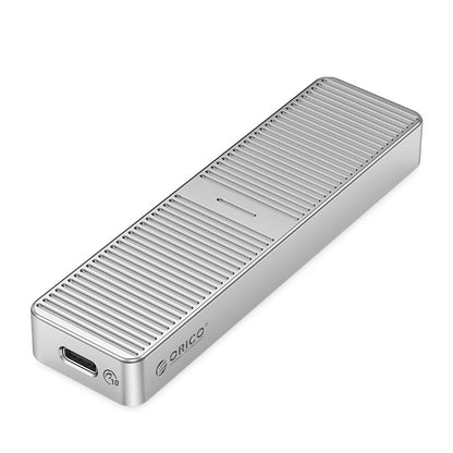 [CLEARANCE] ORICO M222C3-G2 NVMe to USB 3.2 Gen2 M.2 NVMe SSD Enclosure with Built-in Aluminum Alloy Heatsink, 2-in-1 USB-C to C/A Data Cable, 10Gbps Fast Data Transmission Rate, 4TB Max. Supported Capacity for Windows, macOS, Linux, Android