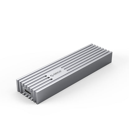 [CLEARANCE] ORICO M231C3 SATA to USB 3.2 Gen2 M.2 SSD Enclosure with Built-in Aluminum Alloy Heatsink, 2-in-1 USB-C to C/A Data Cable, 6Gbps Fast Data Transmission Rate, 4TB Max. Supported Capacity for Windows, macOS, Linux, Android