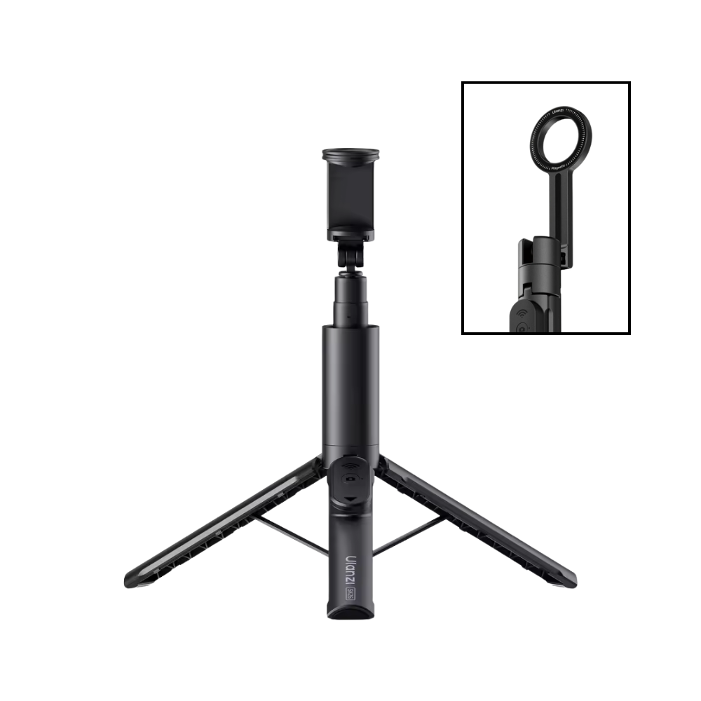 SK26 2-in-1 Selfie Stick & Tripod with MagSafe Mount, Adjustable 8-Section Pole