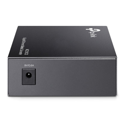 TP-Link MC210CS Gigabit Single-Mode Fiber Media Converter Extends Fiber Up to 15,000m, with Gigabit RJ45 Port (Auto MDI/MDIX), Full Duplex, Chassis Mountable, UTP Category 5, 5e