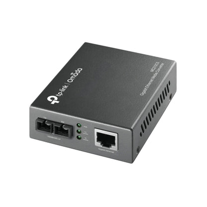 TP-Link MC210CS Gigabit Single-Mode Fiber Media Converter Extends Fiber Up to 15,000m, with Gigabit RJ45 Port (Auto MDI/MDIX), Full Duplex, Chassis Mountable, UTP Category 5, 5e