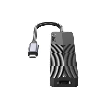 [CLEARANCE] ORICO 6-in-1 USB 3.0 Multifunctional Docking Station with 5Gbps Type C Input, 4K 30Hz UHD, PD 55W, 5Gbps USB-A 3.0, USB-A 2.0, SD & TF Card Slot for Windows 8/10, macOS, Linux | MDK-6P