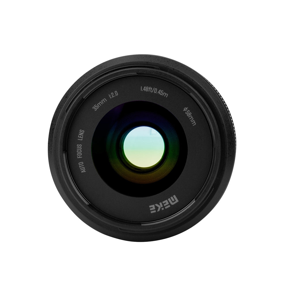 Meike 35mm f/2.0 Sony E-Mount (FE) Autofocus Prime Lens with Full-Frame 35mm Format & 58mm Filter Size for A7 II/ III/ IV, A7R II/ III/ IV / V, A7S II/ III, A9/ A9 II,  A7C/ A7C II, A1, FX6, A7CR Mirrorless Cameras