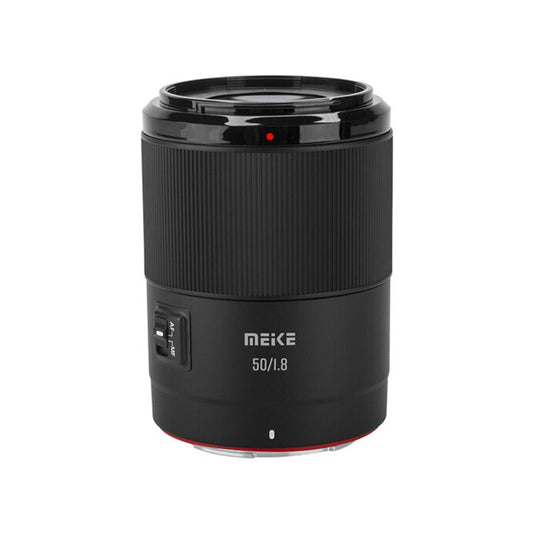 Meike 50mm f/1.8 Sony E-mount Full Frame Standard Autofocus Prime Lens for a7R II / a7S II / a9 / a7R III / a7 III / a9 II / a7R IV / a7S III / a7C / a7R V Mirrorless Cameras with USB Interface Port and 58mm Filter Thread