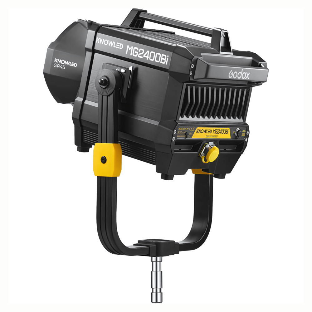 Godox KNOWLED MG2400Bi Bi-Color LED Monolight & MG2400R RGBW Full-Color LED Monolight with 2600W Bi-Color, 2650W RGB, 1800–10,000K, 96+ CRI/TLCI, IP65 Weather Resistance, Multiple Control Options for Professional, Cinematic Production