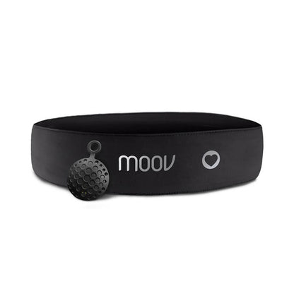 [CLEARANCE] Moov HR Sweat Heart-Rate Workout Coach Sweatband Bluetooth with Water Resistant, Sweatproof, Quick-drying, Calorie Counting, Remote App Control, and Real-Time Coaching for Athletic Training and Exercise