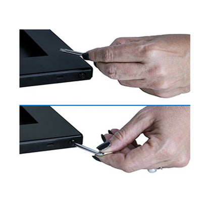 [CLEARANCE] Mount-It MI-3771_G7 Universal Tablet Floor Secure Display Kiosk with Durable Aluminum Frame, Anti-Theft Locking Enclosure, and Up to 75 Degree Tilt for iPad 9.7, iPad 10.2, iPad Air 10.5, iPad Pro 10.5 and Samsung Tab A 10.1
