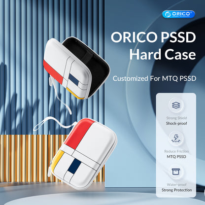 [CLEARANCE] ORICO PSSD Portable Solid State Drive Protective Case Pouch with Shockproof and Water Resistant Protection | MTQ-SP25