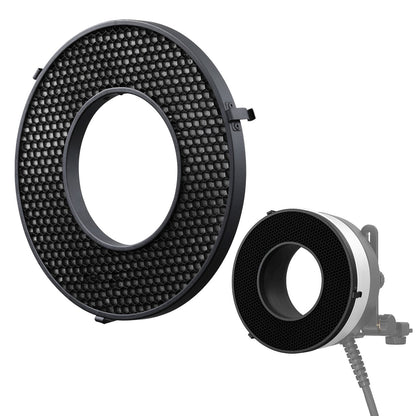 Godox Honeycomb Grid for R1200 Ring Flash Head to AD1200 Pro Battery Powered Flash System with 20° rrow / 30° Wide / 40° rrow Beam Spread Angle for Selective Lighting - Photography Light Modifiers and Accessories