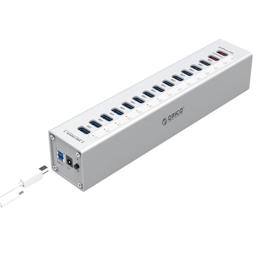 ORICO 13-Port USB 3.0 Hub with Dual Charging Ports - USB Docking Station for MacBook, iMac, PC, Desktop Computers & Laptops (Windows, macOS & Linux) | A3H13P2