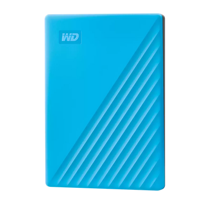 Western Digital WD My Passport Slim Exterl HDD Storage 1TB / 2TB / 4TB / 5TB Hard Disk Drive with USB 3.2 Gen 1 Interface, Security Password Protection, & Backup Software