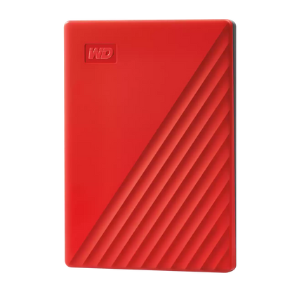 Western Digital WD My Passport Slim Exterl HDD Storage 1TB / 2TB / 4TB / 5TB Hard Disk Drive with USB 3.2 Gen 1 Interface, Security Password Protection, & Backup Software