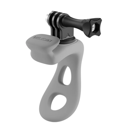 TELESIN Handlebar Elastic Silicone Mount for Bike Motorcycle 360 Degree Rotation, QR Quick Release Design for GoPro Insta360 DJI Action Cameras