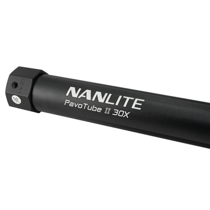 [CLEARANCE] NANLITE PavoTube II 30X (4') RGB LED Pixel Tube Light 36W CRI 97 / TLCI 98 2700-12000K CCT (Built-In Battery) with 96-Minute Runtime at Peak Brightness, Onboard, Wireless, DMX & App Control Mode - Photo Video Film Studio Light