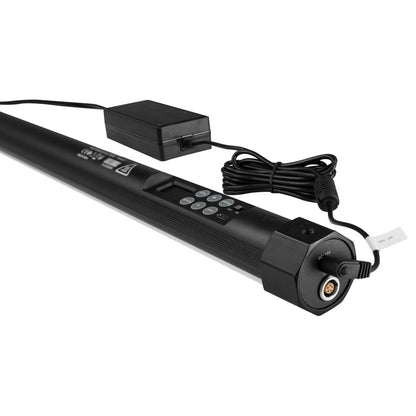 [CLEARANCE] NANLITE PavoTube II 30X (4') RGB LED Pixel Tube Light 36W CRI 97 / TLCI 98 2700-12000K CCT (Built-In Battery) with 96-Minute Runtime at Peak Brightness, Onboard, Wireless, DMX & App Control Mode - Photo Video Film Studio Light