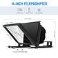 Neewer X12 14" Multifunctional Teleprompter with 1/4" Female Thread, RT113 Remote, Dual Cold Shoe Mount for Camera, Smartphone, Tablet