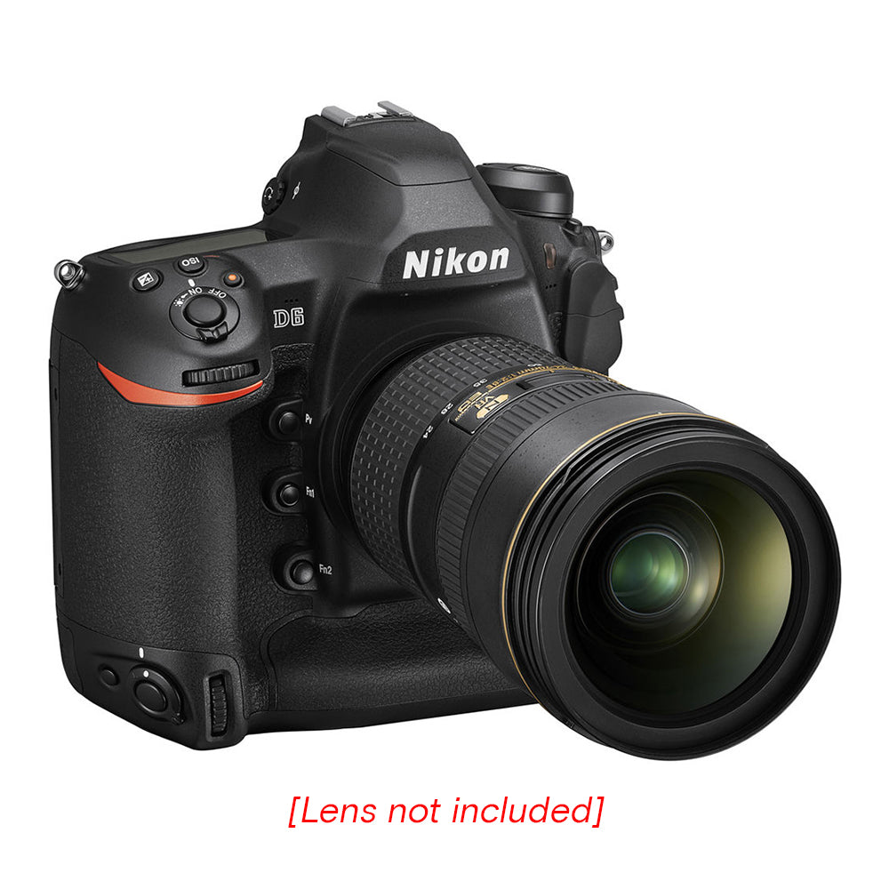 Nikon D6 DSLR Camera with 20.8 Megapixel FX Full Frame Format Sensor, 4K 30 FPS Video Recording, and 3D Automatic Focus Tracking - Body Only