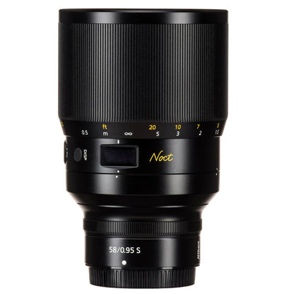 Nikon NIKKOR Z Series 58mm f/0.95 Noct MF S FX Full Frame Standard Prime Lens for Z-Mount Mirrorless Camera