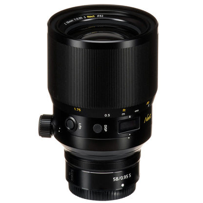 Nikon NIKKOR Z Series 58mm f/0.95 Noct MF S FX Full Frame Standard Prime Lens for Z-Mount Mirrorless Camera